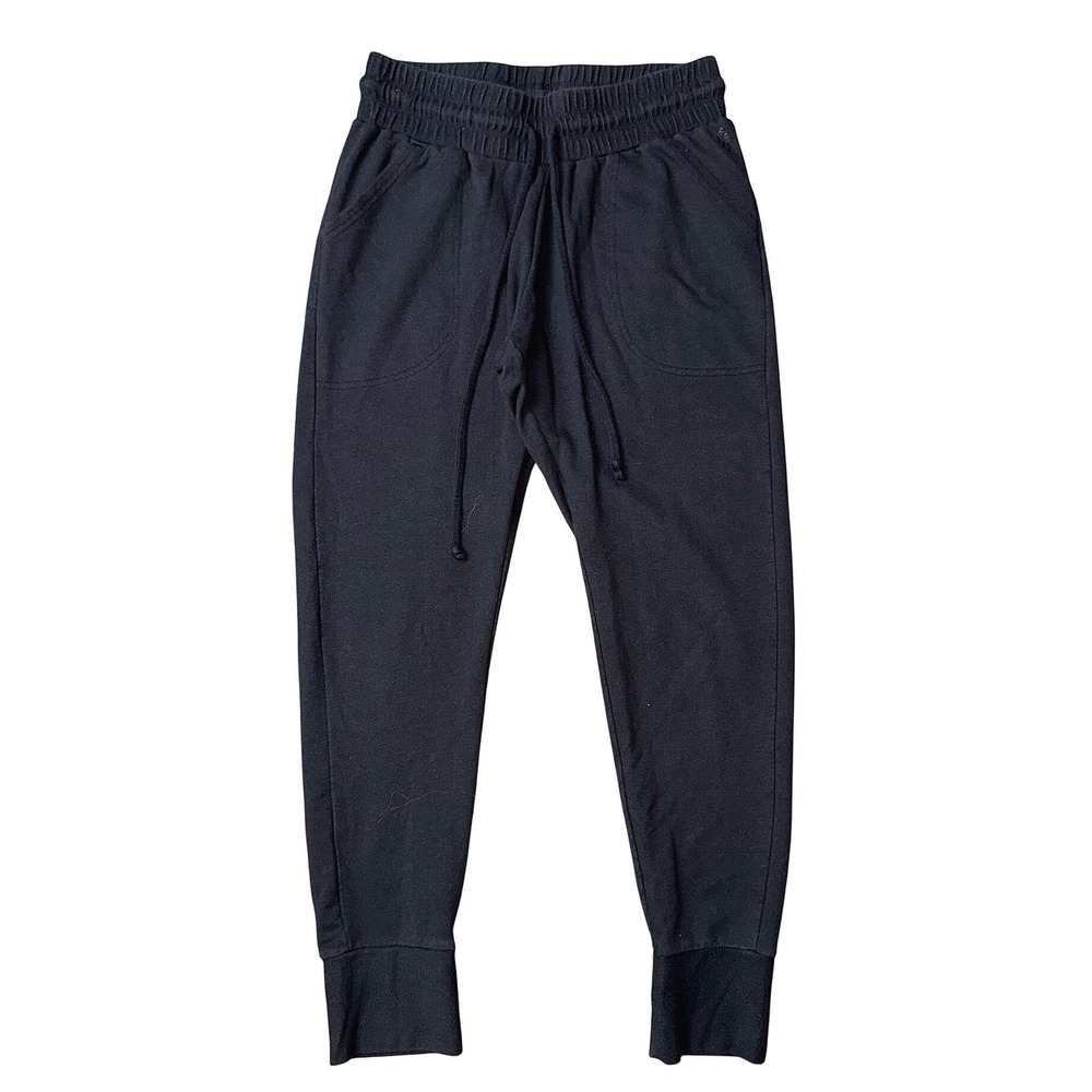 FP Movement Women Black Joggers Sweatpants M Drawstring Pockets OB768595